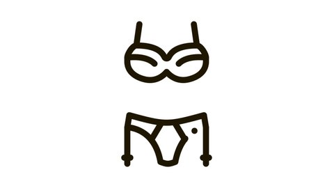 Sexy Underwear Icon Animation graphic