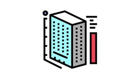 building construction sizes modeling color icon animation - Powered by Shutterstock - Get 15% off with code: PIKWIZARD15