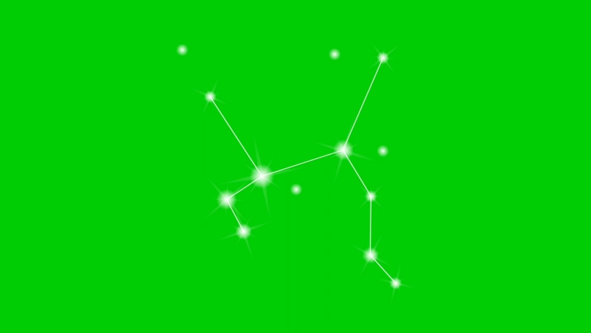 Video Stok cluster sparkling stars green screen animated (100% Tanpa Royalt...