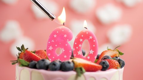 Gateau Anniversaire 60 Ans Stock Video Footage 4k And Hd Video Clips Shutterstock