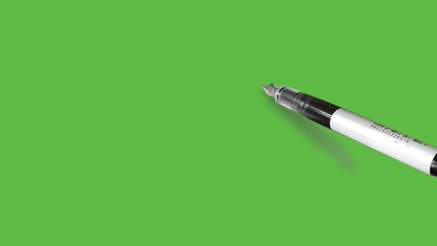 Drawing one eye bird in black, brown, grey, pink and white colour combination on abstract green background
