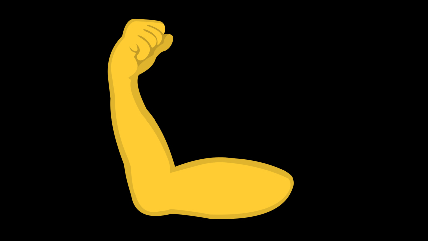 Strong Arm Emoticon Stock Video Footage - 4K and HD Video Clips ...
