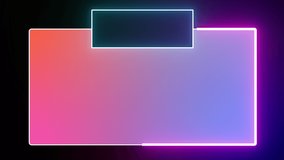 neon glow color moving art loop motion screen background animated purple ultraviolet spectrum