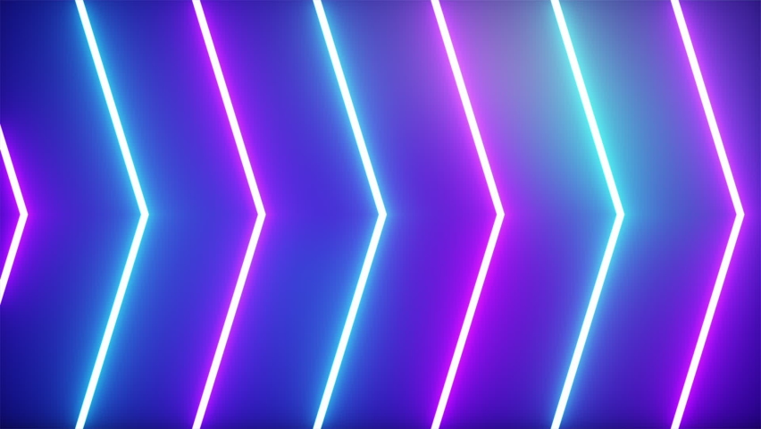 Neon glow color moving art loop motion screen background animated purple ultraviolet spectrum | Shutterstock HD Video #1073217707
