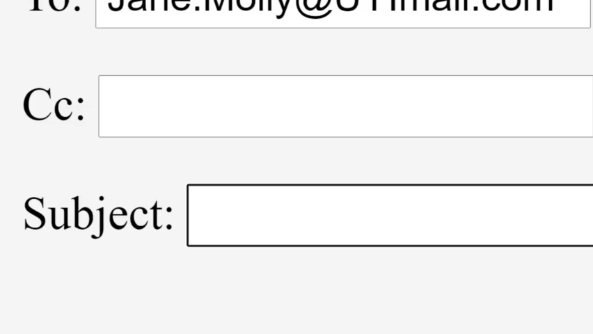 Entering Email Subject Topic Happy Birthday in Online Box. Send Bday Surprise to Recipient by Typing E-Mail Subject Line Website. Type Letters. Viewpoint of Monitor Screen.