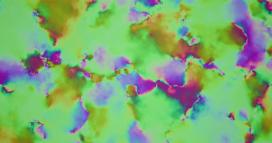 Abstract composition. 3d procedural rendering.