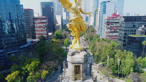 mexico city , df , Mexico - 08 25 2018: Bicycle, Sunday, Reforma, Mexico