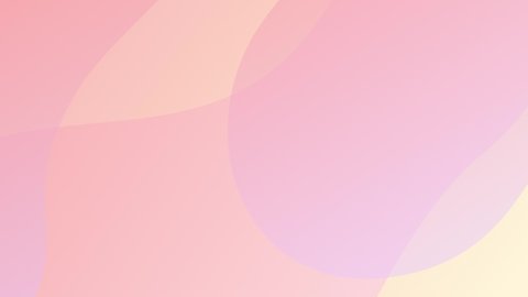 Beautiful flowers. Pink animation. Seamless gradient background for loop playback.