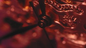 Tourbillon, Gear, And Mechanism Of Vintage Skeleton Mechanical Pocket Watch. - macro - Powered by Shutterstock - Get 15% off with code: PIKWIZARD15