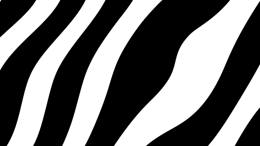 Shape flat seamless black white looped background