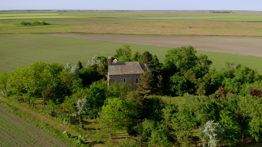 Old chapel in alfold area Hungary. Built in Arpad-era. Nowdays is a monument. Hungarian name is Szent istvan kapolna. English name is St. Stephen chapel.