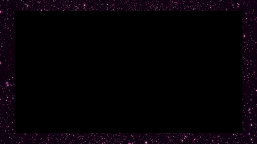 Frame overlay with shimmery particles. For use on stream, video or game. Ready-made template for video. 4k resolution and alpha channel. Looped video. | Shutterstock HD Video #1073455319