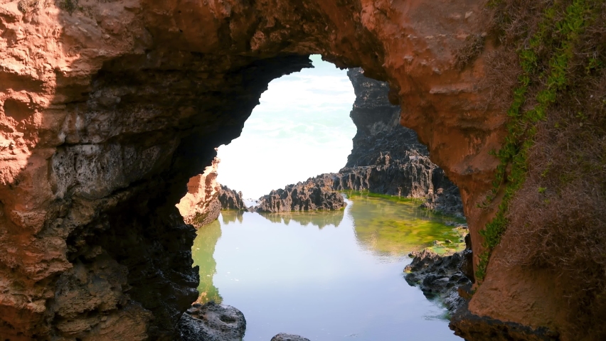 Loch Ard Gorge arch along the Great Ocean Road, Australia