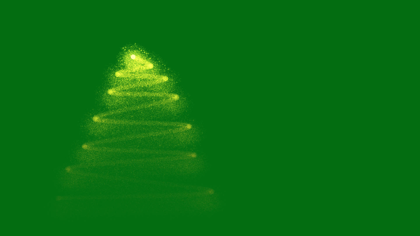 green screen xmas tree