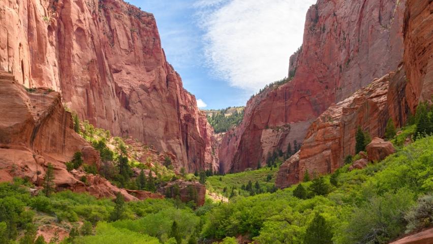 Kolob Canyon Timelapse Video, Zion National Park, Utah