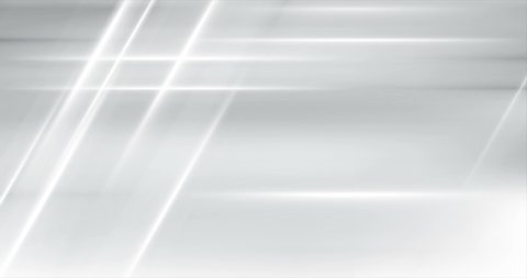 Grey white shiny smooth stripes abstract motion background. Seamless looping. Video animation 4K 4096x2160