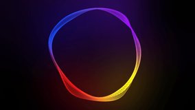 Gradient circle Background Animation. Abstract circles pattern animation. HUD Animation. Gradient Motion Graphics. Gradient  Music equalizer. - Powered by Shutterstock - Get 15% off with code: PIKWIZARD15