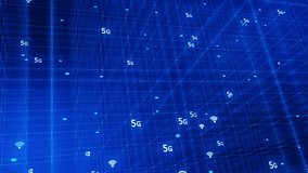 5g technology of internet and data analysis ,blue background futuristic. - Powered by Shutterstock - Get 15% off with code: PIKWIZARD15