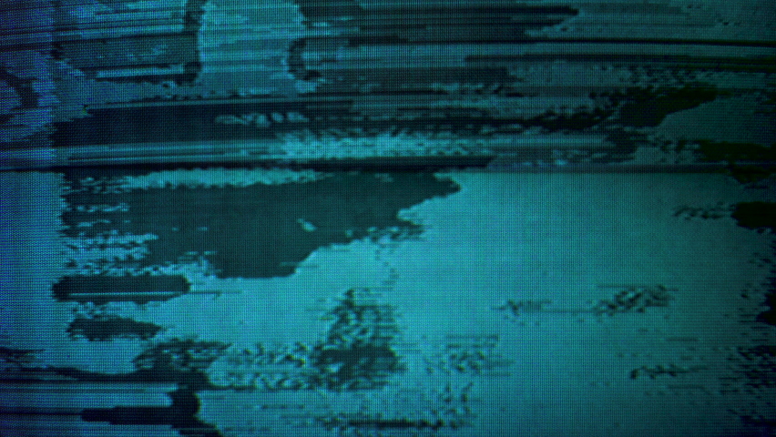 Glitch Error Video Damage. Signal Noise. System error. Unique Design. Bad signal. Digital TV Noise flickers.No signal Color background Royalty-Free Stock Footage #1073701910