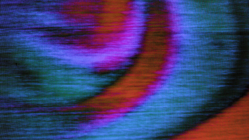 Glitch Error Video Damage. Signal Noise. System error. Unique Design. Bad signal. Digital TV Noise flickers.No signal Color background Royalty-Free Stock Footage #1073701913