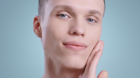 Handsome male nude model Stock Video Footage - 4K and HD Video Clips