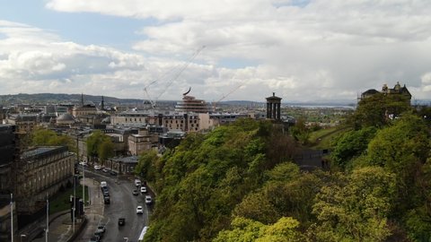 Calton Hill Edinburgh - Aerial