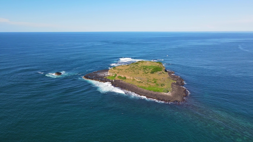 Marine Protected Area Of Cook Island Aquatic Reserve In New South Wales, Australia. aerial