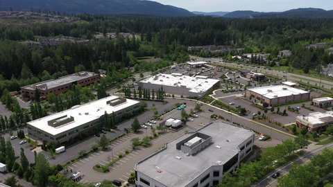 Snoqualmie Ridge commercial area, in King County Washington, near Seattle