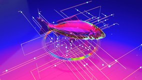 3D Abstract art of a Fish in the blockchain - Powered by Shutterstock - Get 15% off with code: PIKWIZARD15
