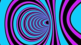 Abstract Disco Tunnel Looped Video