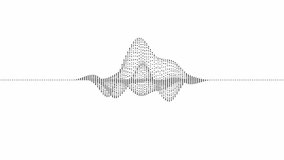 abstract line, dot noise soundwave graph pattern, concept for technology digital internet big data  vizualize. - Powered by Shutterstock - Get 15% off with code: PIKWIZARD15