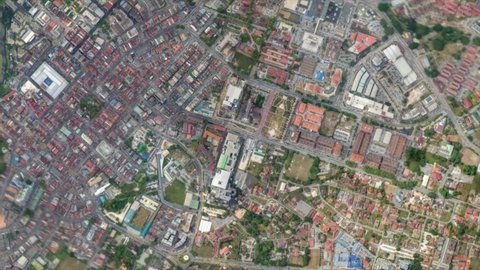 Earth Zoom on Ipoh City - Malaysia