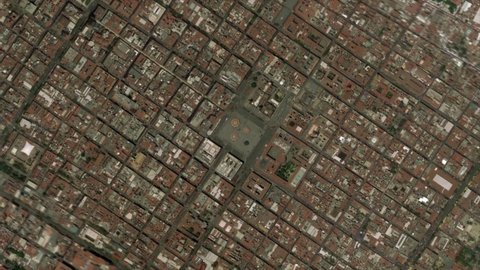 Earth Zoom on Mexico City - Mexico