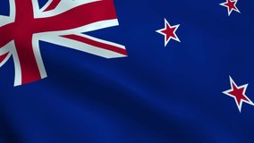 Video of Realistic New Zealand flag