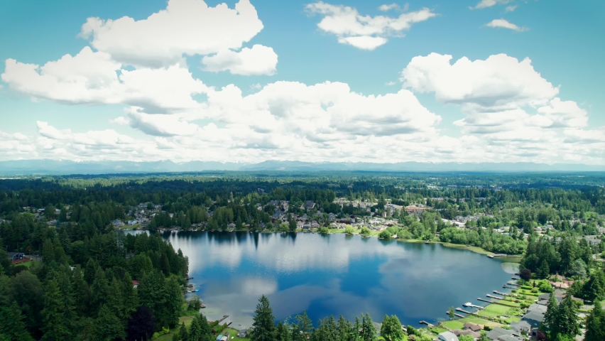 Martha Lake Washington Aerial View