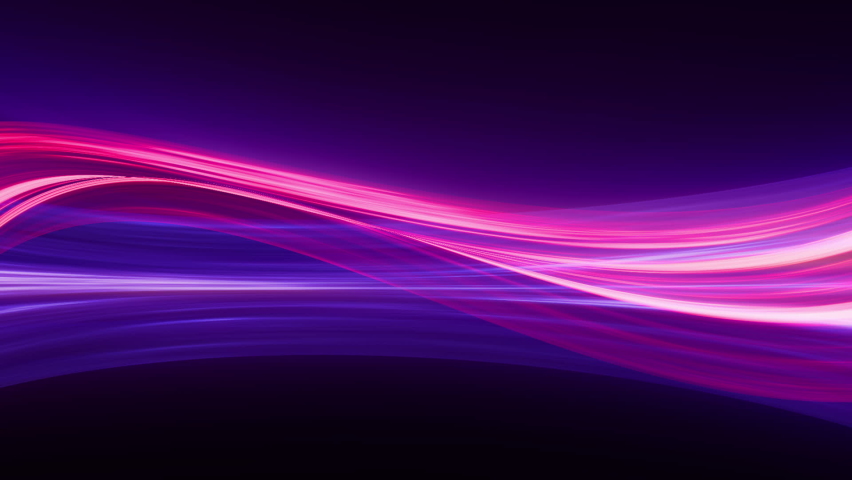 line wave motion, Futuristic neon glowing surface. Abstract motion background