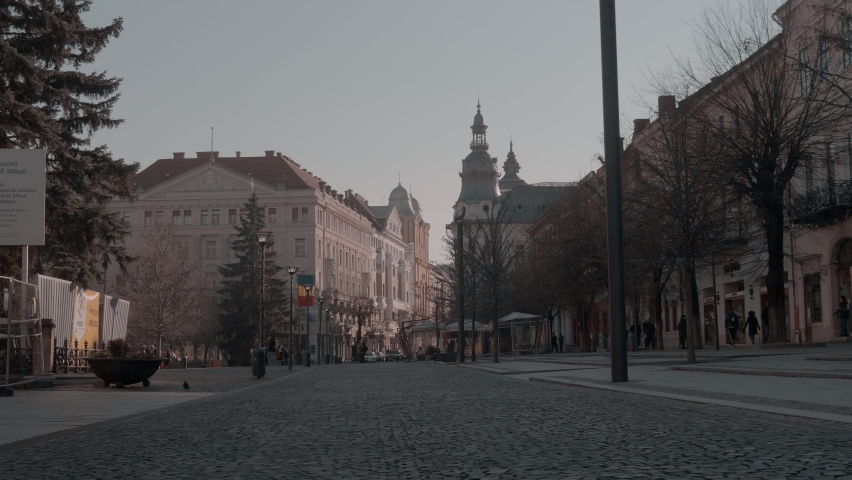a beautiful street in Cluj Napoca, Romania