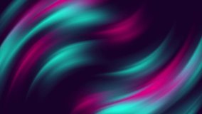 Blended gradient background texture. Abstract loopable 4k animated curve forms on liquid surface. Motion and backdrop design concept. Moving dynamic 3D template for promotional video