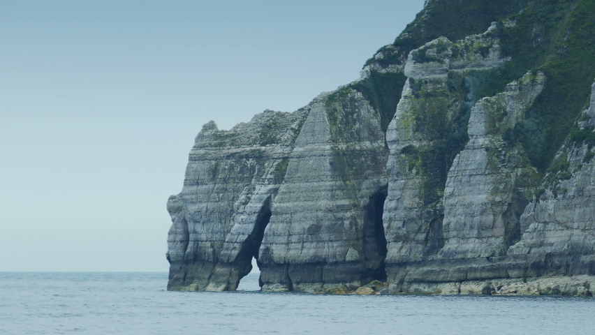 Jagged Cliffs By The Sea