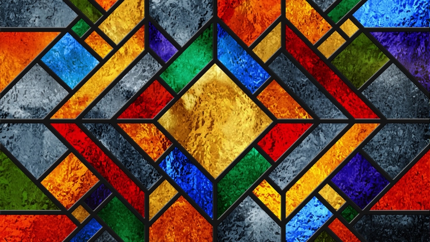 stained glass design templates modern