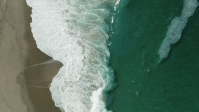 Descending Over Crashing Waves in Laguna Beach