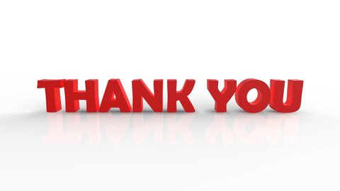 493 Thank you 3d Stock Video Footage - 4K and HD Video Clips | Shutterstock