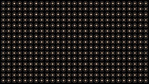 4K Blinking stage Lights Flashing Background Vj Loop Golden Lights Board Wall of Lights. Box Lights Wall Loop Animation. for VJs loops, Backgrounds, Projections, Nightclubs, LED Screens
