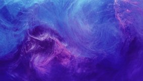 Liquid paints swirl movement. Glitter fume spreading. Pink purple smoke spreading. Creative abstract art background. - Powered by Shutterstock - Get 15% off with code: PIKWIZARD15