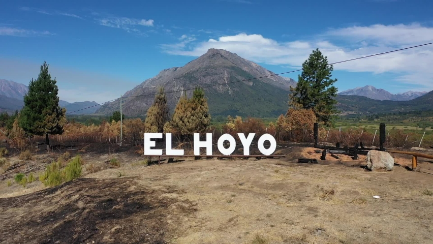 Beautiful natural landscapes devoured by fire