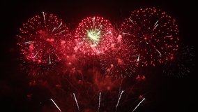 Real Fireworks display celebration with sound audio, Colorful Firework 4K - Powered by Shutterstock - Get 15% off with code: PIKWIZARD15