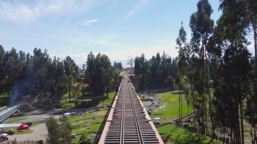 Train Rail Bridge in Peru