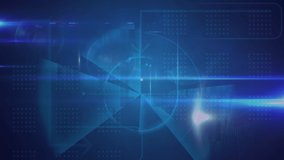 Network of connections against round scanner and light trails on blue background. global networking and technology concept - Powered by Shutterstock - Get 15% off with code: PIKWIZARD15