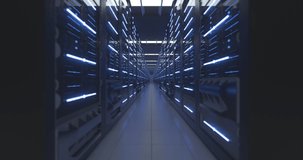Data Center Computer Racks In Network Security Server Room or Cryptocurrency Mining Farm - Powered by Shutterstock - Get 15% off with code: PIKWIZARD15