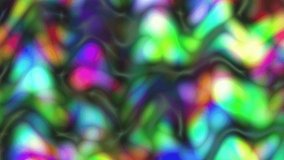 seamless loop video. abstract multicolored mesh gradient smooth blur motion background. 4k render video.